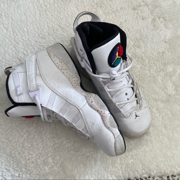 Nike Air Jordan 6 Rings Confetti Paint Splatter size US6Y/UK 5 - Picture 4 of 4